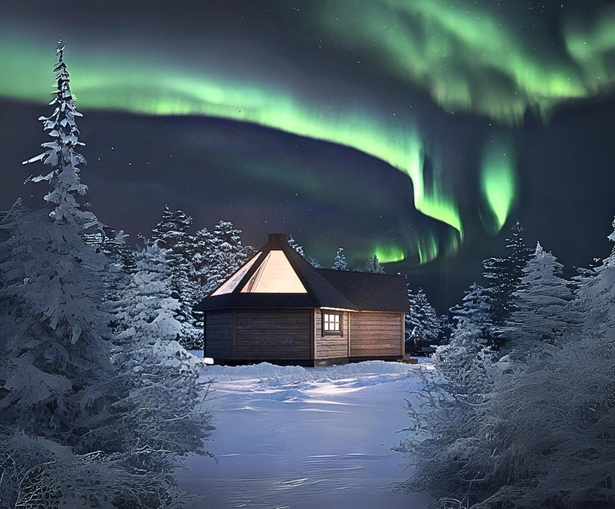 Skog Aurora Igloos Villa Kalix Ngoại thất bức ảnh